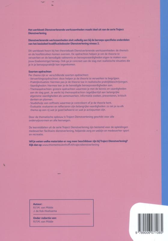 Achterkant van werkboek niveau 2