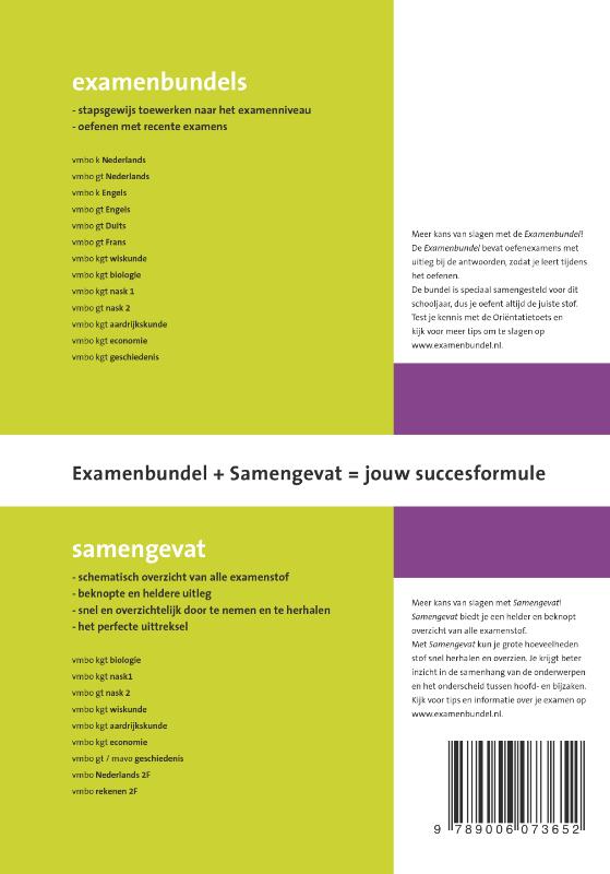 Achterkant van Vmbo-Kgt