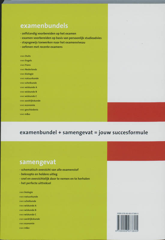 Achterkant van Natuurkunde