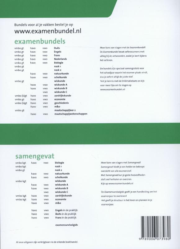 Achterkant van Frans