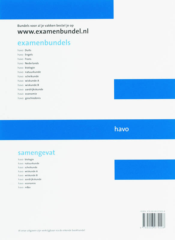 Achterkant van Havo