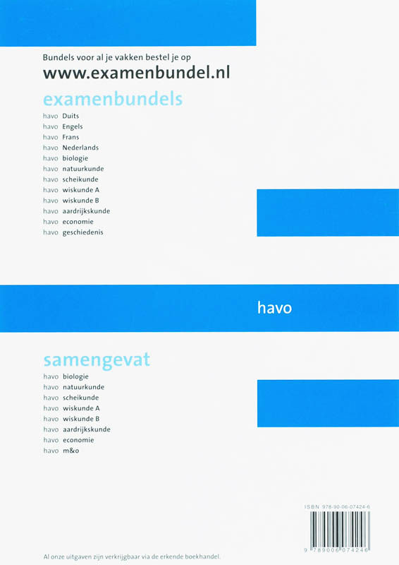 Achterkant van Economie 2007/2008