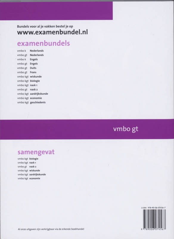 Achterkant van Frans