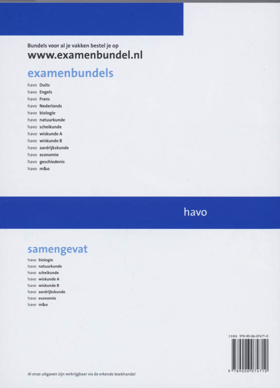 Achterkant van Engels