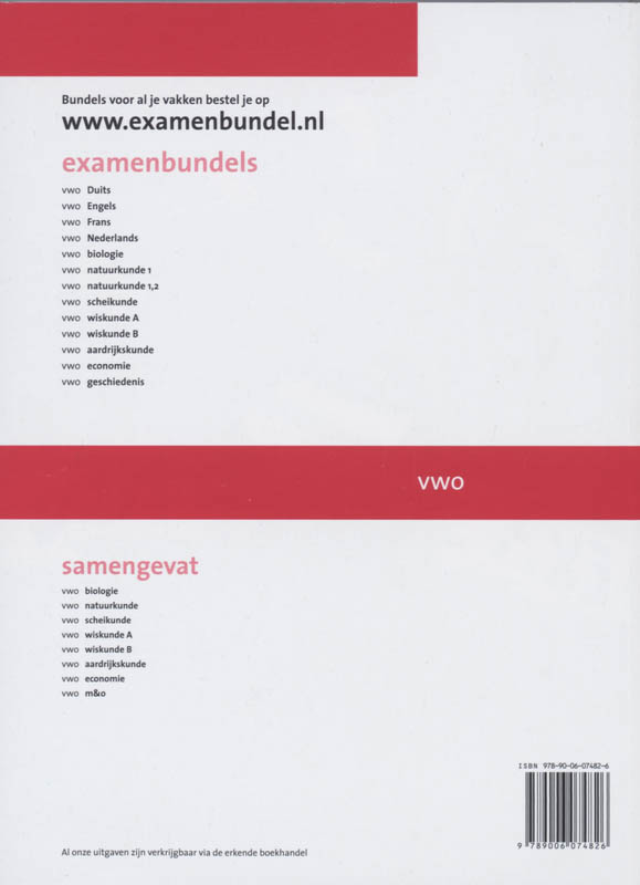 Achterkant van Nederlands