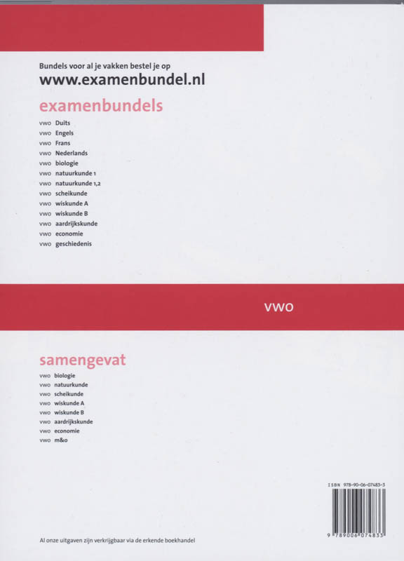 Achterkant van Frans
