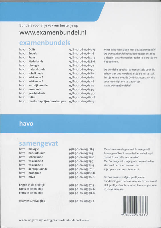 Achterkant van Geschiedenis havo 2011/2012