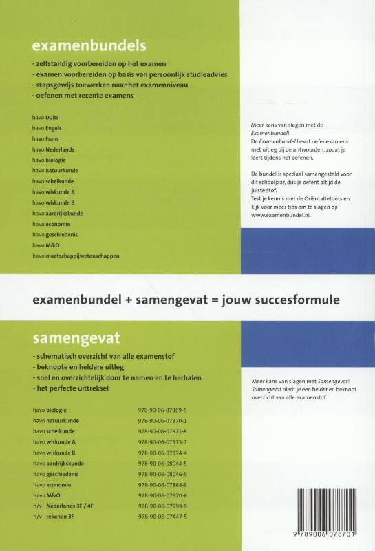 Achterkant van Havo