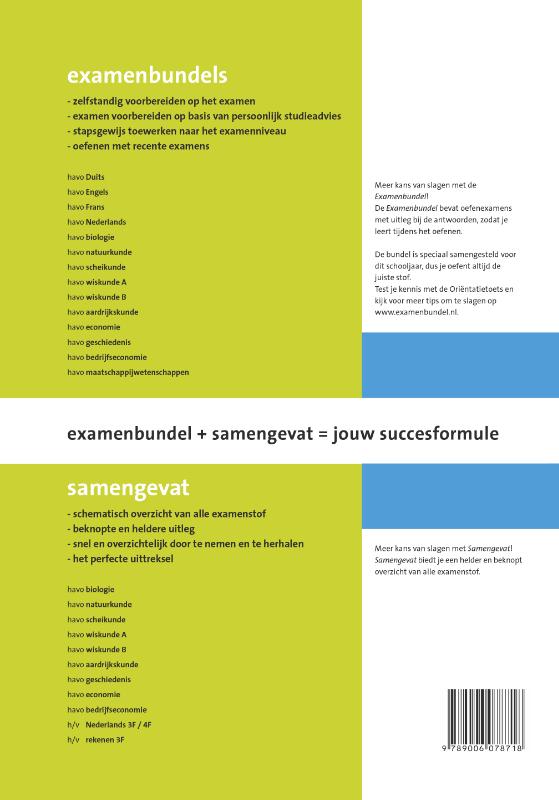 Achterkant van Havo