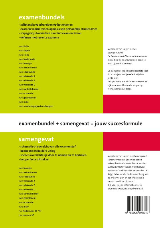 Achterkant van Wiskunde C
