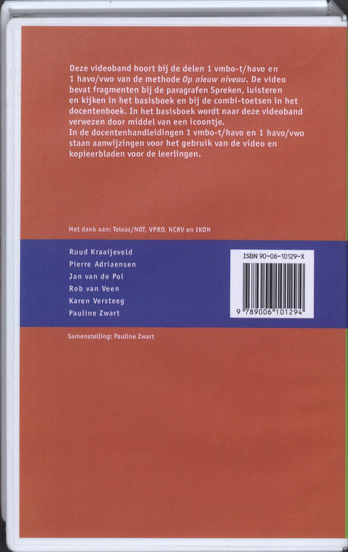 Achterkant van 1 Vmbo-t/h/hv
