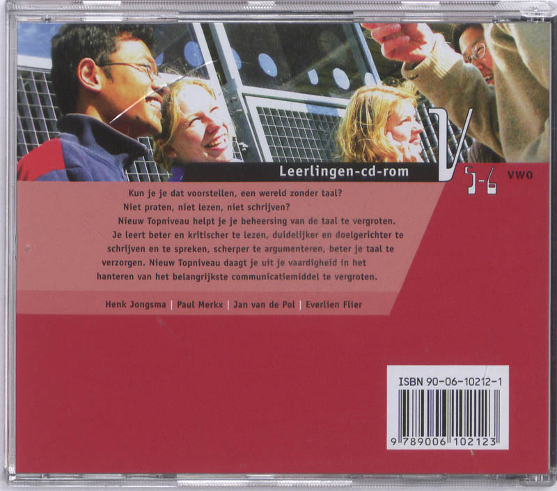 Achterkant van Leerlingen CD-ROM