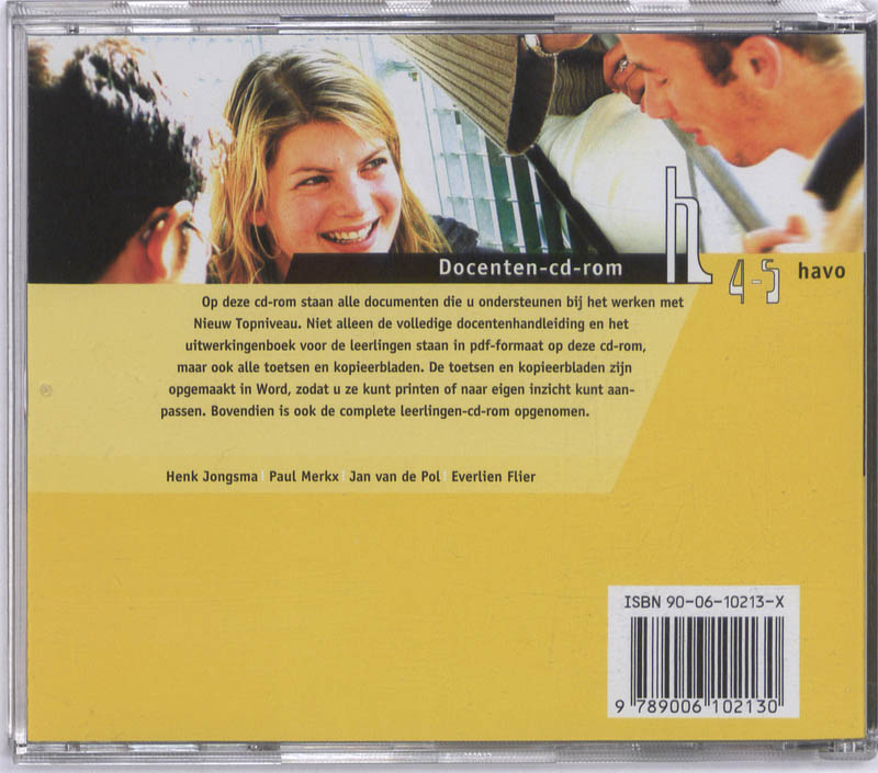 Achterkant van Docenten CD-ROM