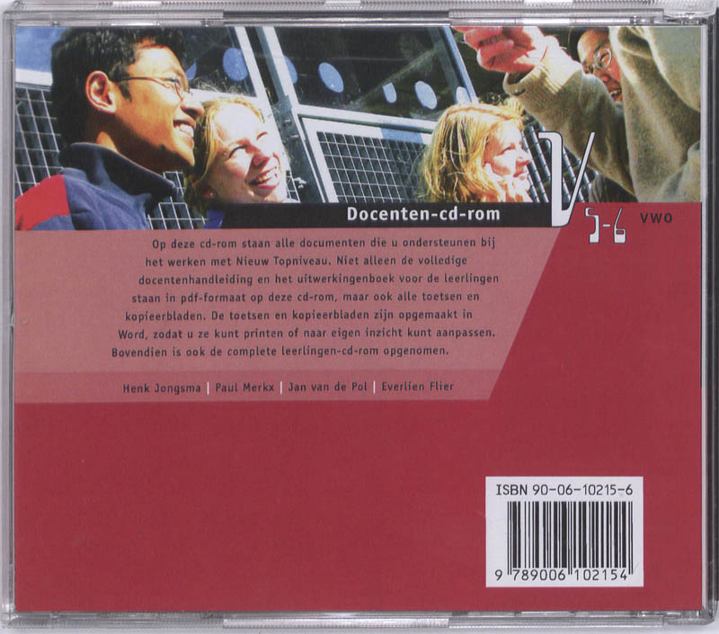 Achterkant van Docenten CD-ROM