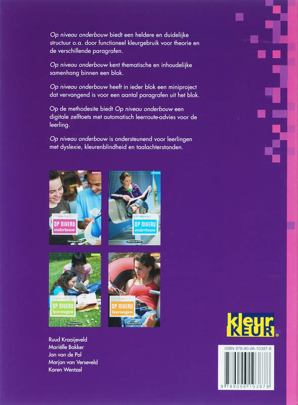 Achterkant van Basisboek