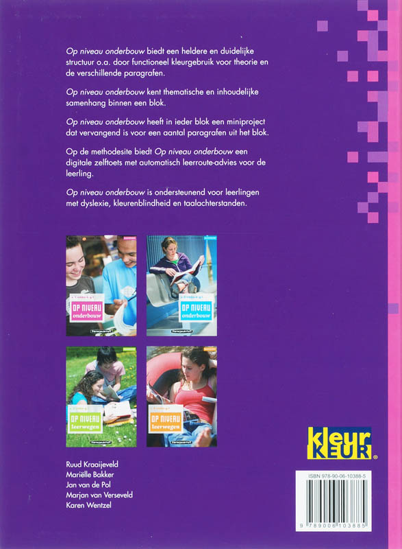 Achterkant van Basisboek Modulair