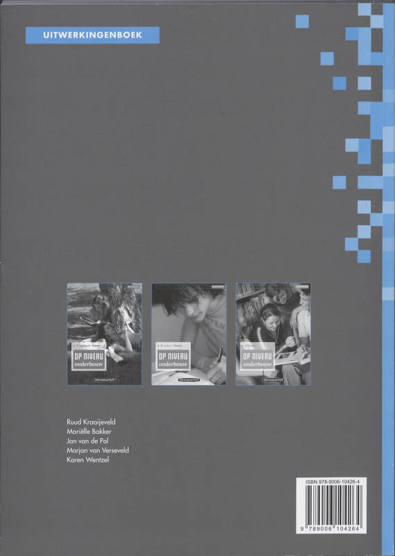 Achterkant van Uitwerkingenboek