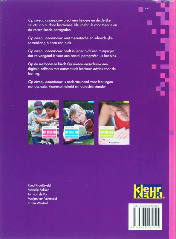 Achterkant van Basisboek Modulair