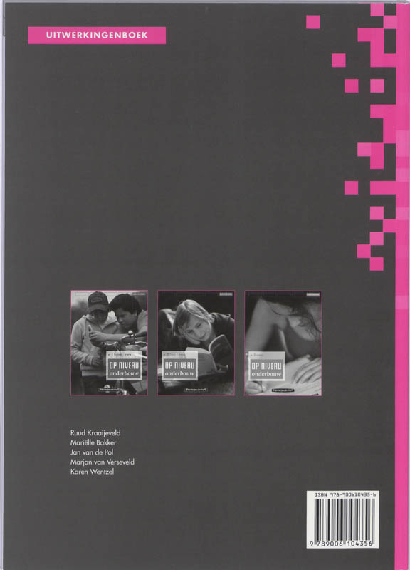 Achterkant van Uitwerkingenboek