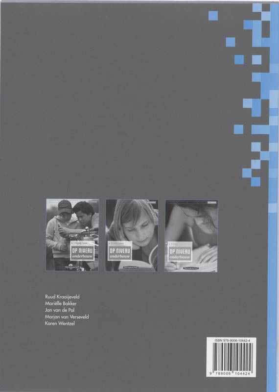Achterkant van Uitwerkingenboek lineair