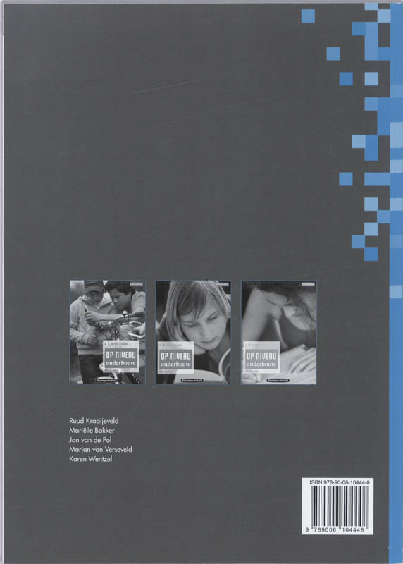 Achterkant van Uitwerkingenboek Modulair