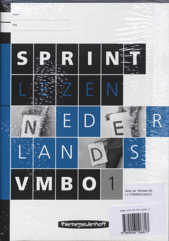 Achterkant van Werkschrift
