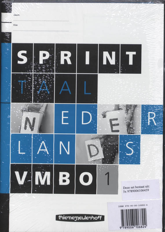 Achterkant van Werkschrift