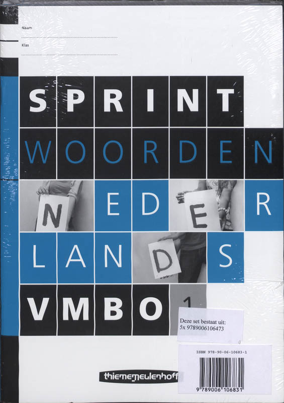 Achterkant van Werkschrift