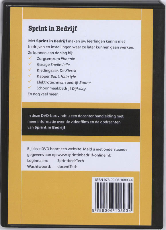 Achterkant van Vmbo Techniek