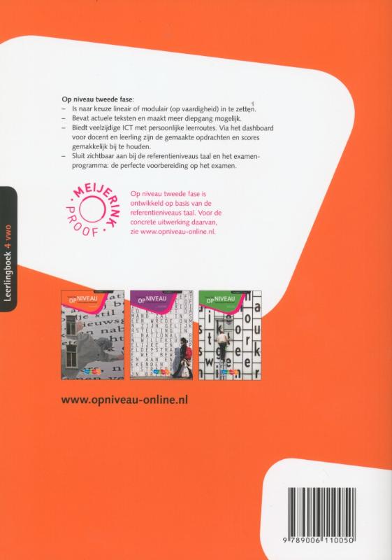 Achterkant van Leerlingboek 4 vwo