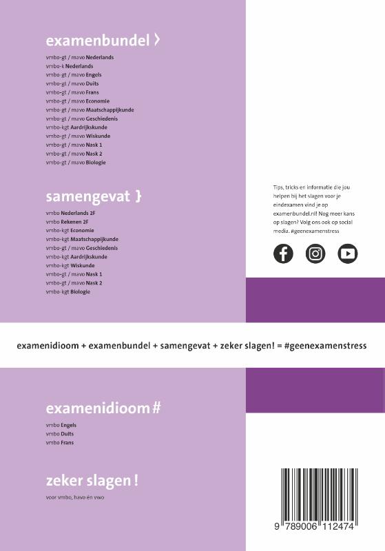 Achterkant van vmbo-kgt Economie