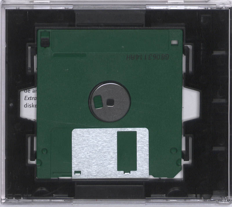 Achterkant van 2 Uitwerkingendiskette