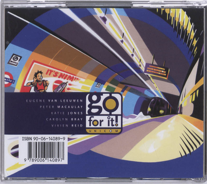 Achterkant van CD's