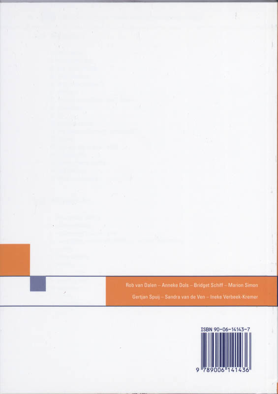 Achterkant van Key for students