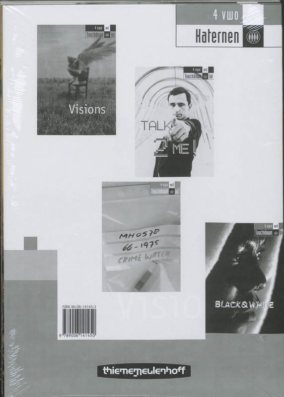 Achterkant van Katernen 1-4