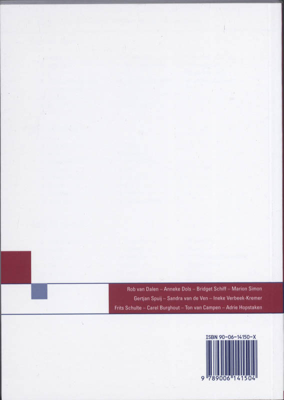Achterkant van Key for students