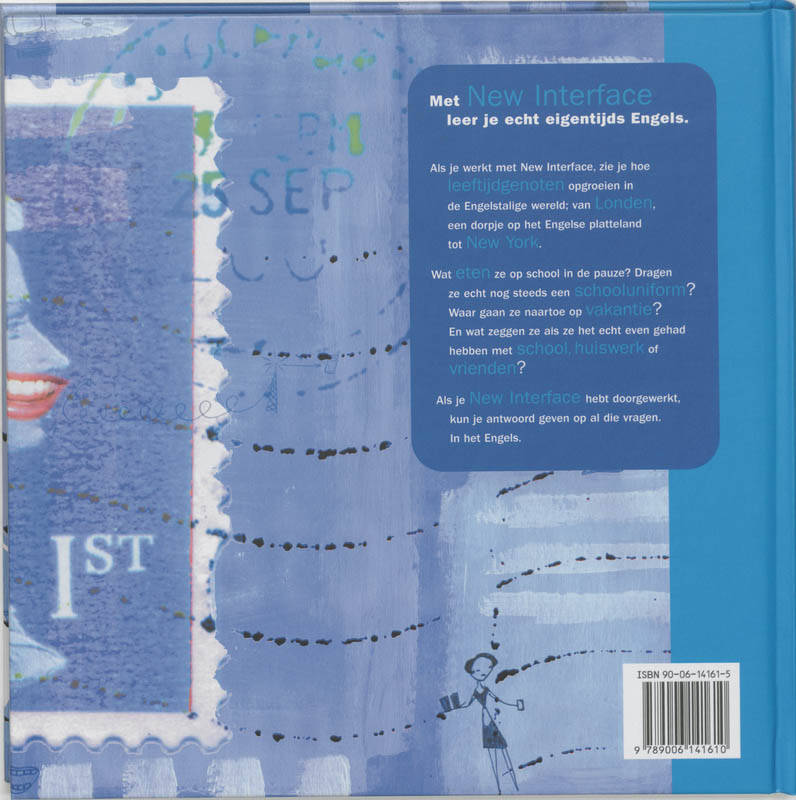 Achterkant van Blue label coursebook