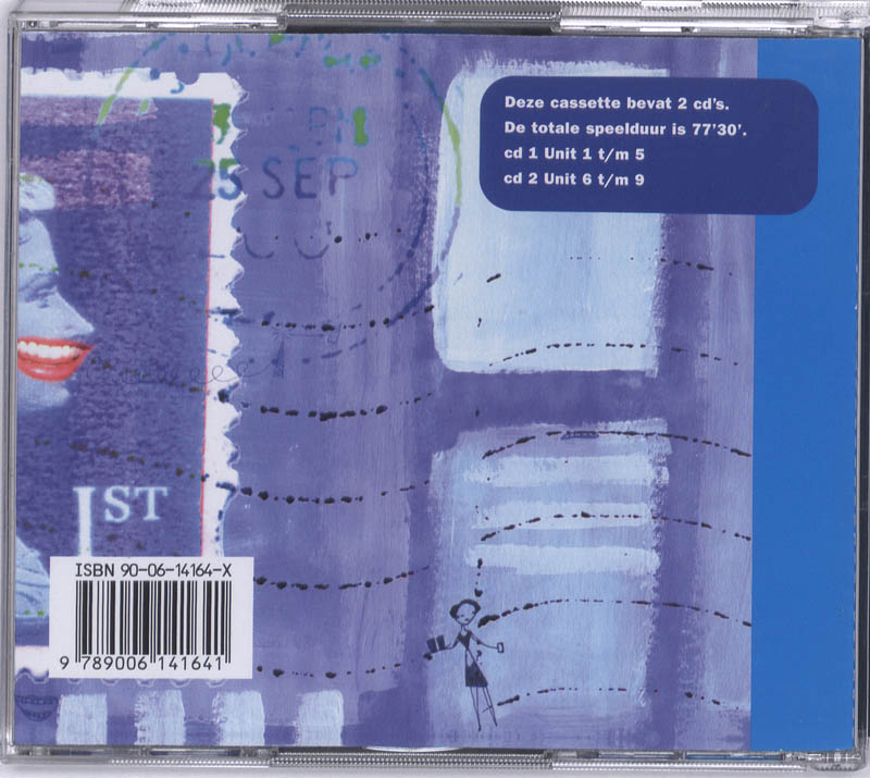 Achterkant van Student's CD's blue label