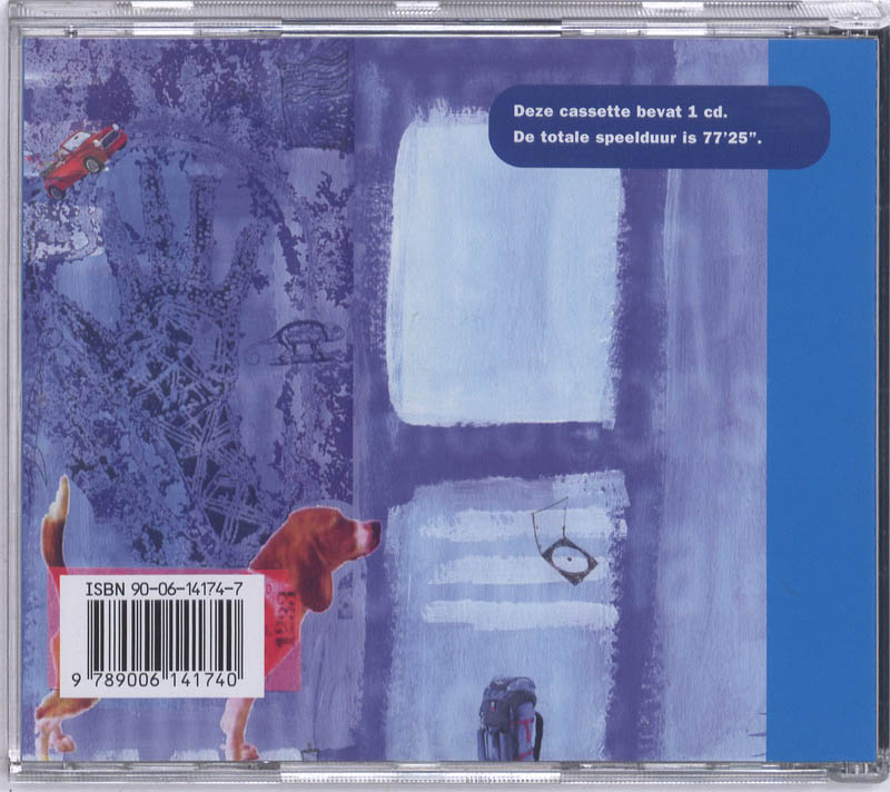Achterkant van Student's CD blue label