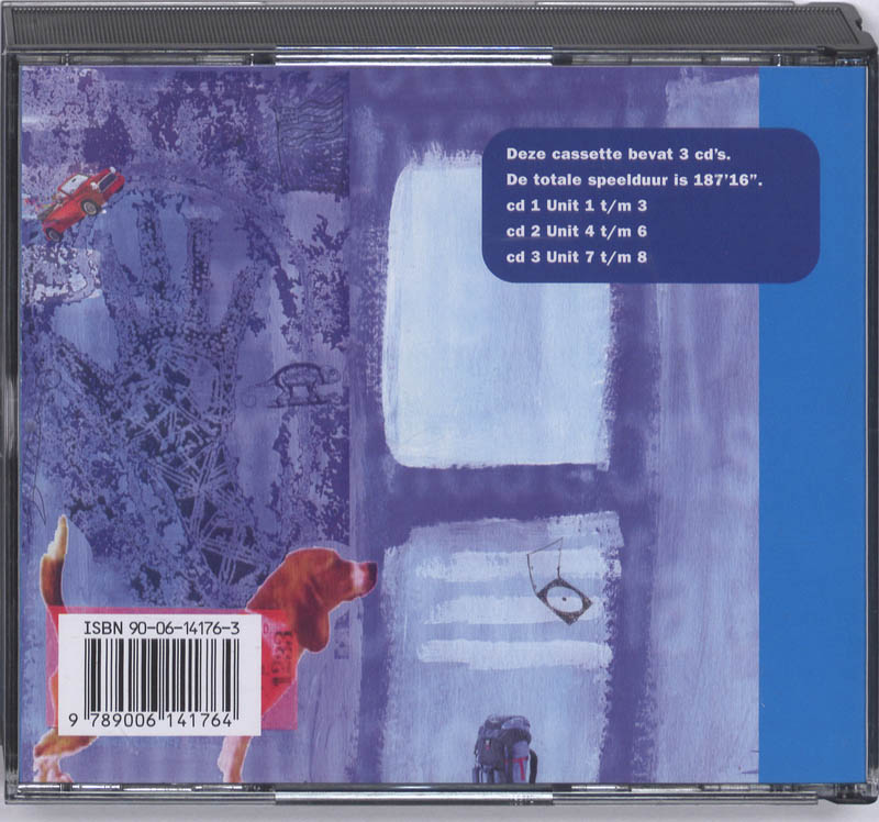 Achterkant van Teacher's CD's blue label