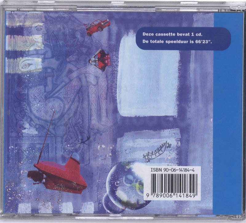 Achterkant van Student's CD blue label