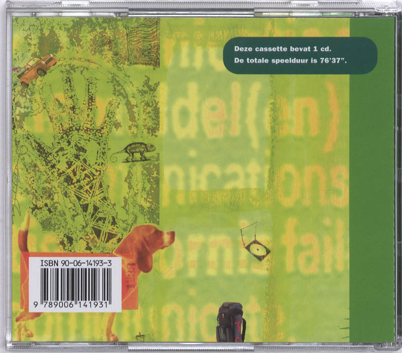 Achterkant van Student's CD green label