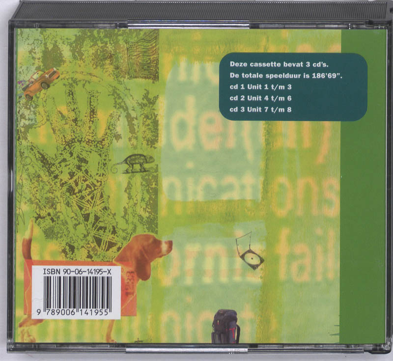 Achterkant van Teacher's CD's green label