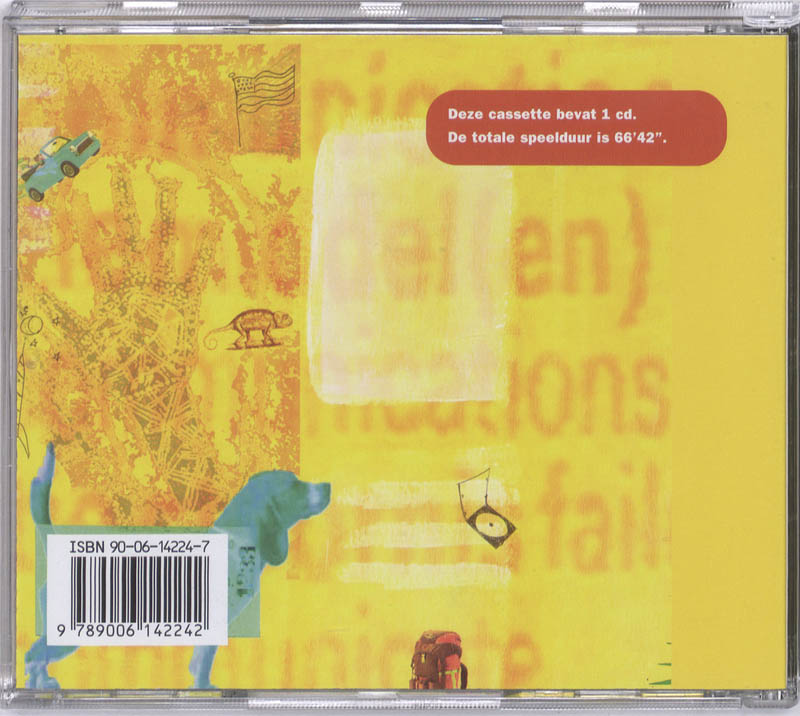 Achterkant van Student's CD yellow label