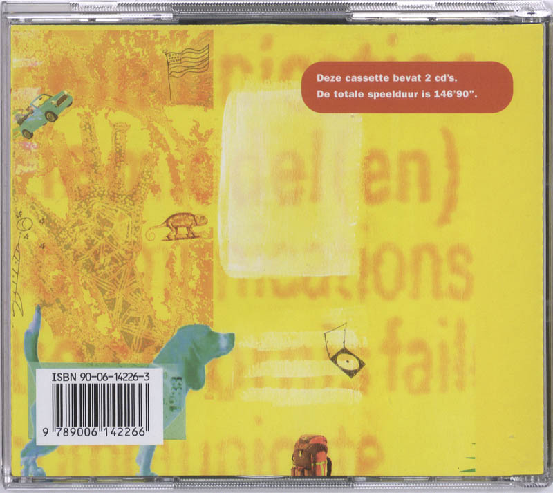 Achterkant van Teacher's CD's yellow label