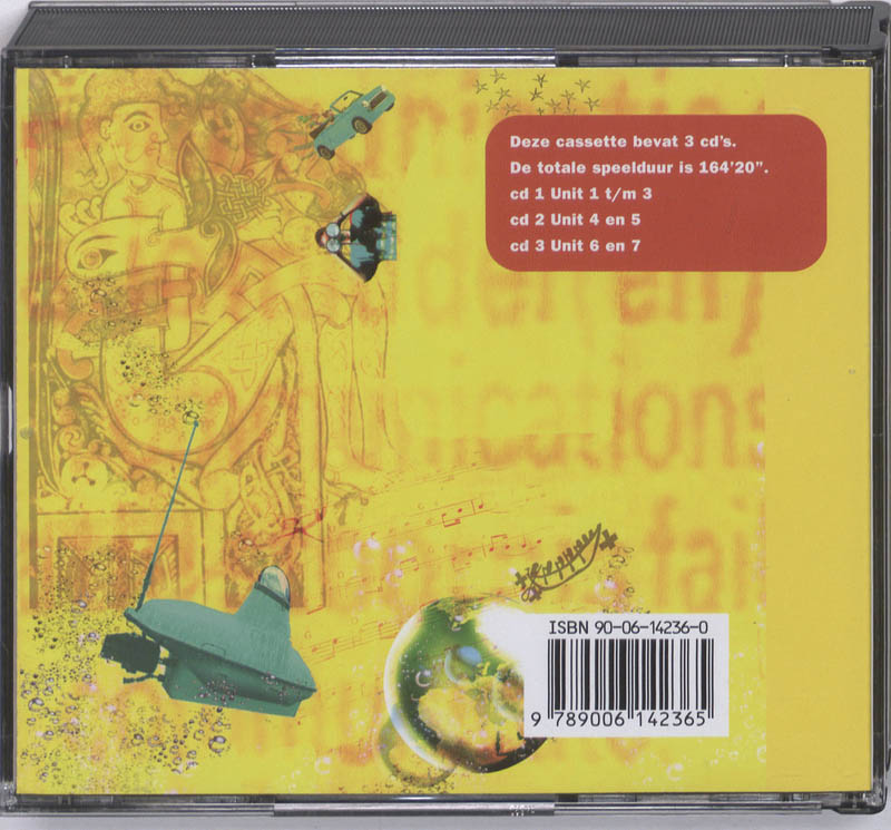 Achterkant van Teacher's CD's yellow label