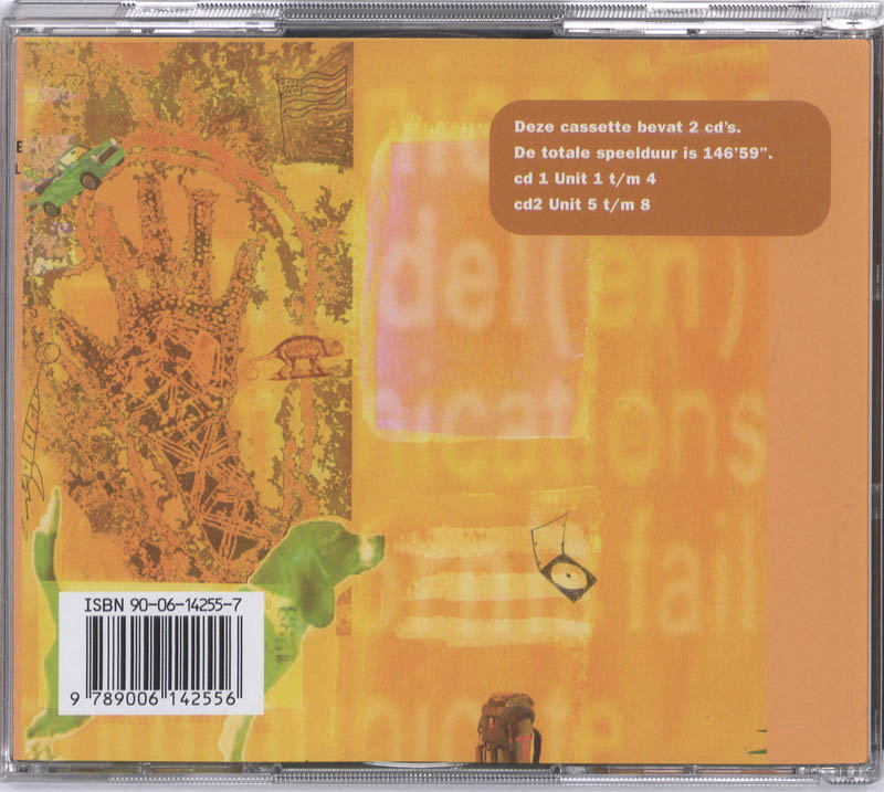 Achterkant van Teacher's CD's orange label