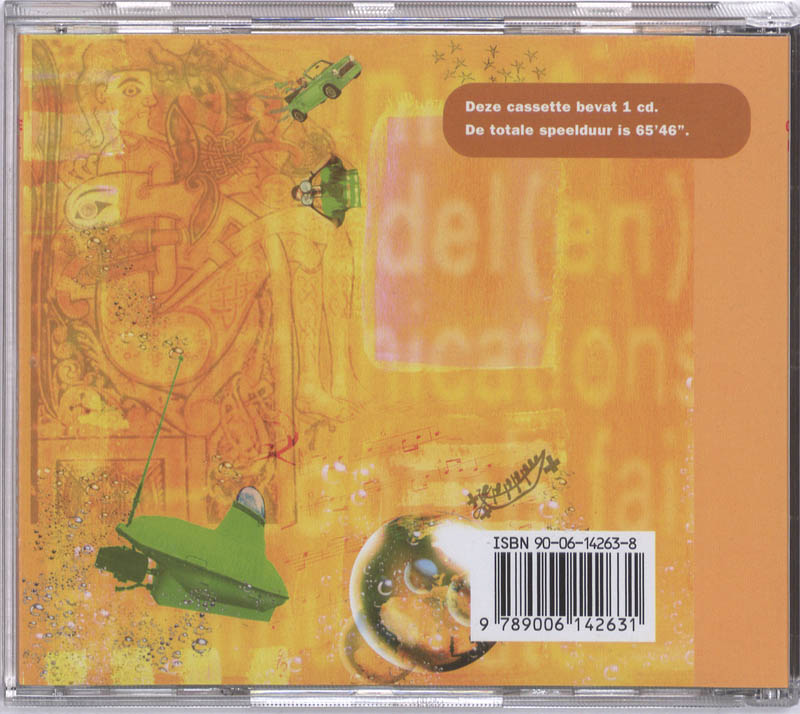 Achterkant van Student's CD orange label