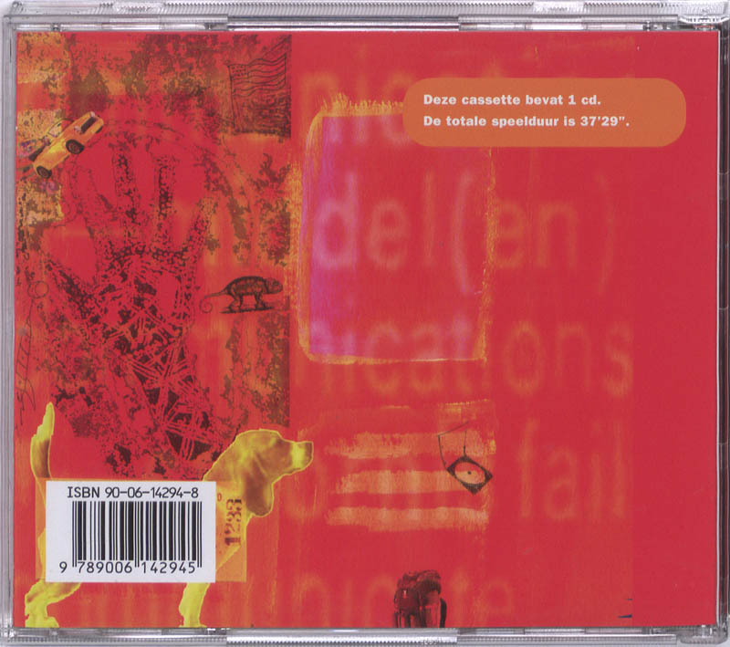 Achterkant van Student's CD red label