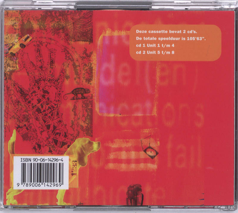 Achterkant van Teacher's CD's red label